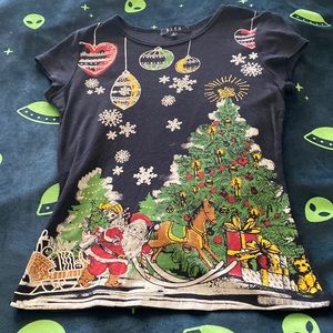 Y2k Christmas shirt
